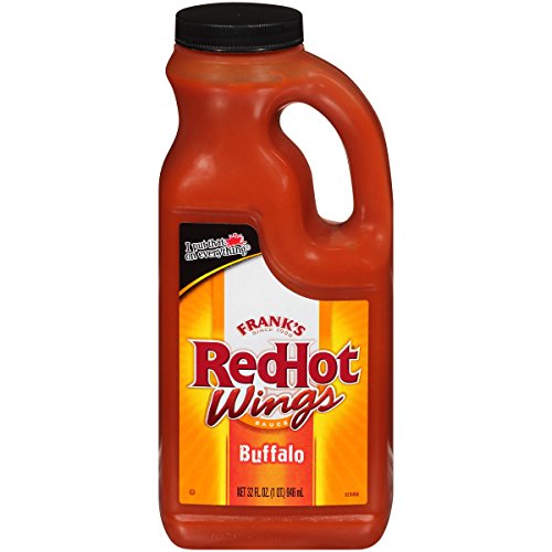Franks Redhot Hot Buffalo Wings Sauce Wing Marinade, Large Hot
