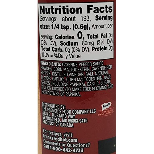 Franks Redhot Seasoning Set: Franks Redhot Original And Buffal