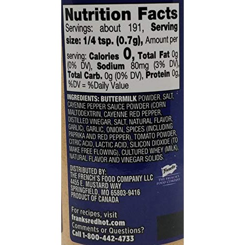 Franks Redhot Seasoning Set: Franks Redhot Original And Buffal