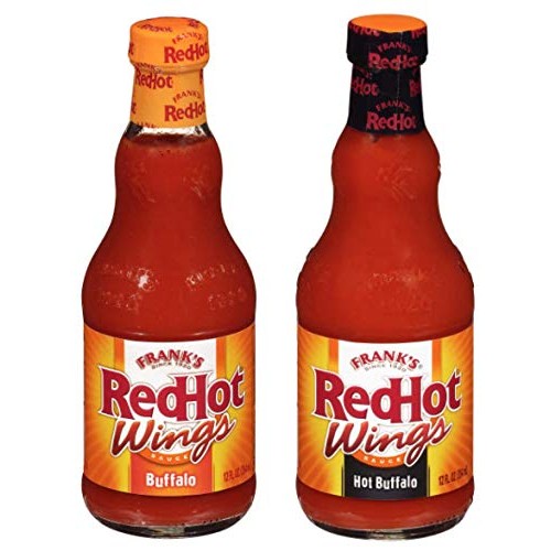 Franks Redhot Wing Sauce Variety Pack, Buffalo And Hot Buffalo,