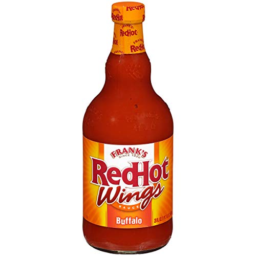 Franks Redhot Wings Buffalo Sauce, Wing Marinade, 23 Oz