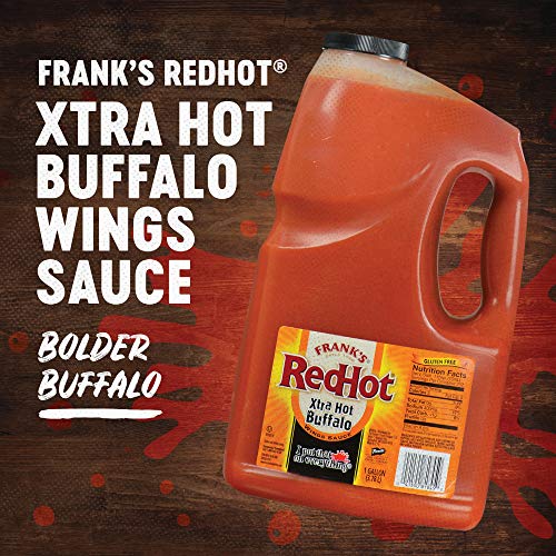 Franks Redhot Xtra Hot Buffalo Wings Sauce, 1 Gal