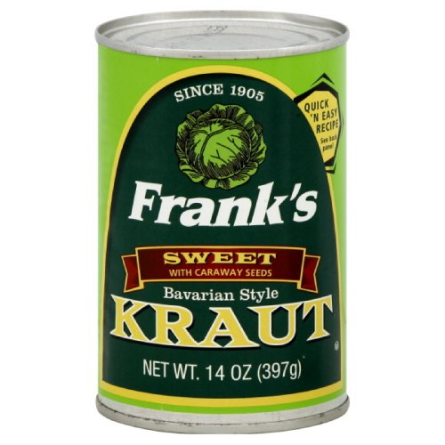 Franks Bavarian Sauerkraut, 14-Ounce Pack Of 24