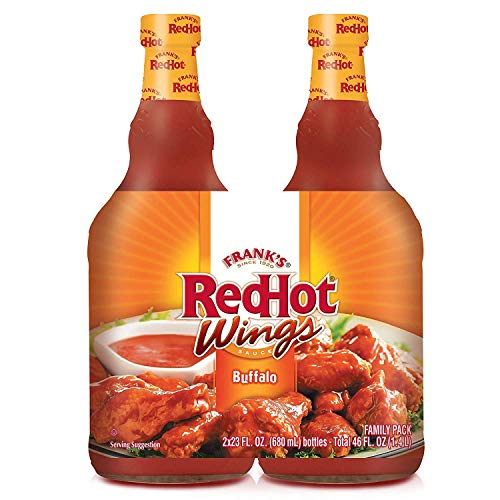 Franks Redhot Wings Buffalo Sauce, 2 Pk./23 Oz.