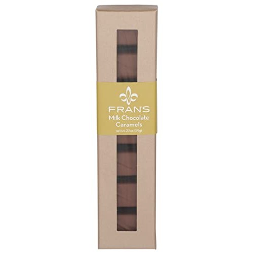 Frans Chocolates Organic Caramel Milk Chocolate Classic, 2.1 Oz
