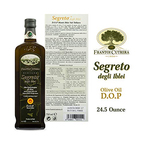 Frantoi Cutrera Segreto Degli Iblei Olive Oil D.O.P, 24.5 Ounce