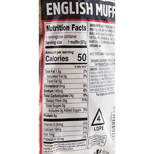 Franz Bakery Keto English Muffins - Low Net Carbs, Same Great Ta...