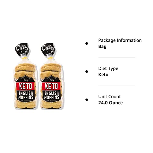 Franz Bakery Keto English Muffins - Low Net Carbs, Same Great Ta...