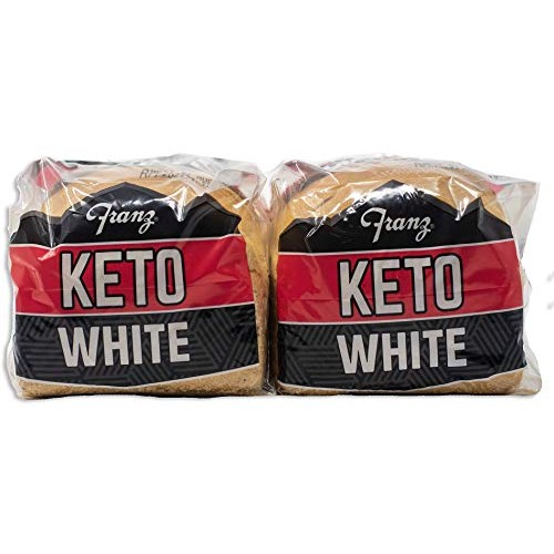 White Keto Bread - Zero Net Carbs - Keto Diet Approved - 2 Loaf