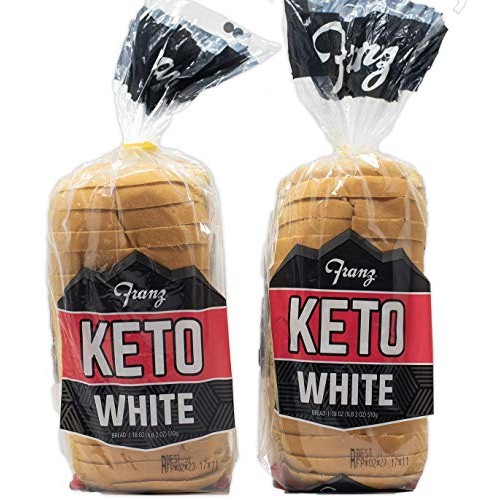 White Keto Bread - Zero Net Carbs - Keto Diet Approved - 2 Loaf