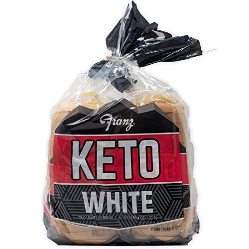 White Keto Bread - Zero Net Carbs - Keto Diet Approved - 2 Loaf