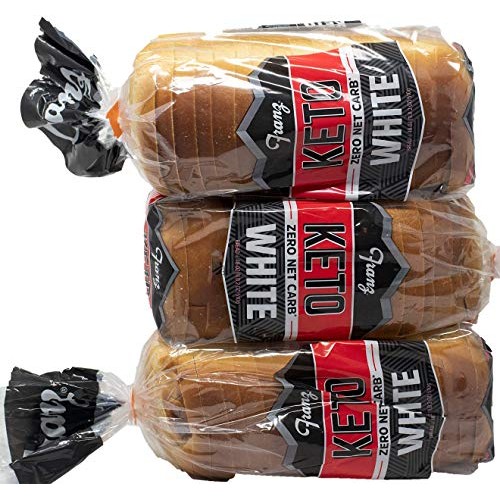 Keto Bread, 0 Zero Net Carbs Per Serving, 3 Loaves For Your Ke