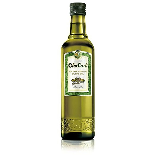 Olio Carli Extra Virgin Olive Oil. Six Half Liter 17Oz. Bottles.