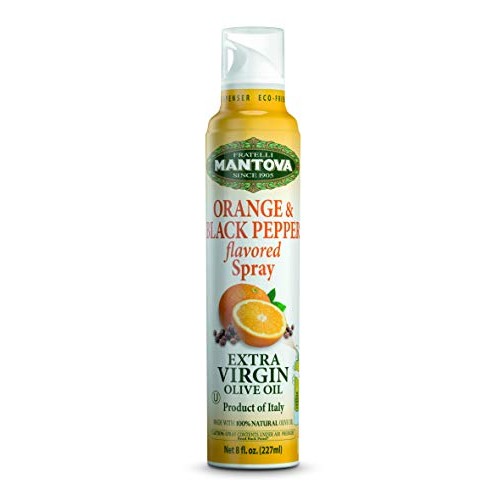 Mantova Orange &Amp; Black Pepper Extra Virgin Olive Oil Spray, Hear
