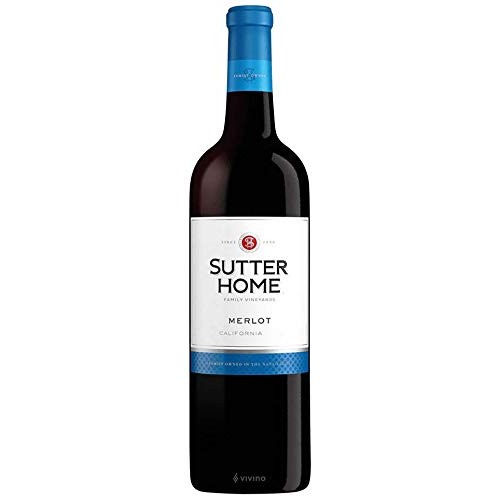 Sutter Home Fre Merlot 750Ml Blue California Vineyards Wine Non