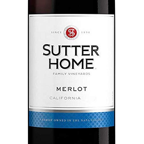 Sutter Home Fre Merlot 750Ml Blue California Vineyards Wine Non