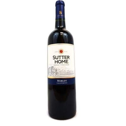Sutter Home Fre Merlot 750Ml Blue California Vineyards Wine Non