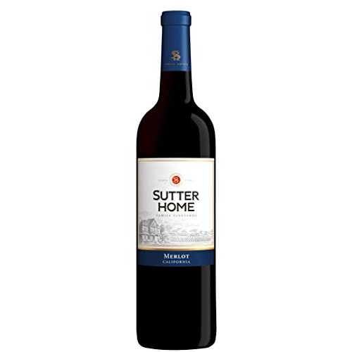 Sutter Home Fre Merlot 750Ml Blue California Vineyards Wine Non