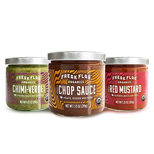Freak Flag Organics | Condiments Gift Set | Vegan Grilling Sauce