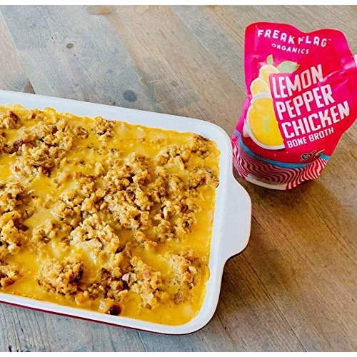 Freak Flag Organics | Lemon Pepper Chicken Bone Broth Soup Stock