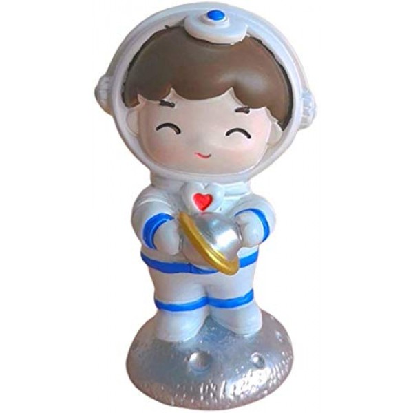 Astronauts Figurine Toy Outer Space Astronaut Cake Topper Prente...