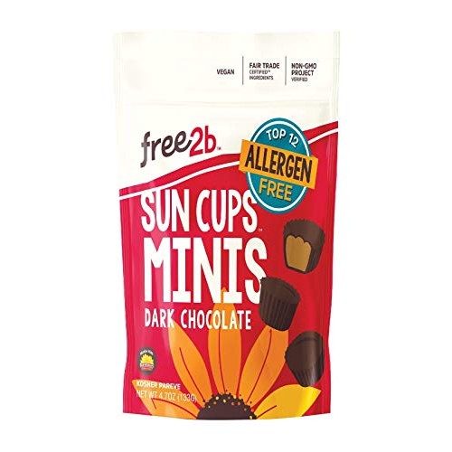 Free 2B Foods Dark Chocolate Sun Cups Minis Gluten-Free, Dairy-F