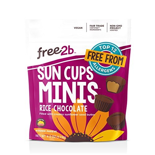 Free 2B Foods Rice Chocolate Sun Cups Minis Gluten-Free, Dairy-F