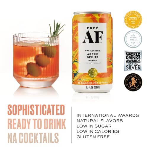 Free AF Apero Spritz | Non Alcoholic Sparkling Cocktail | Gluten...