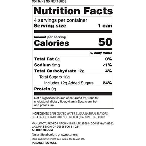 Free AF Apero Spritz | Non Alcoholic Sparkling Cocktail | Gluten...