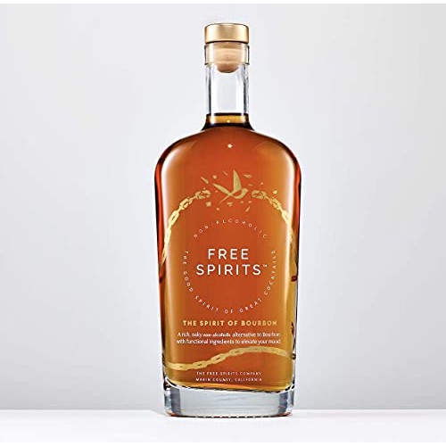 Free Spirits | The Spirit Of Bourbon | Non-Alcoholic, 750Ml, Oak