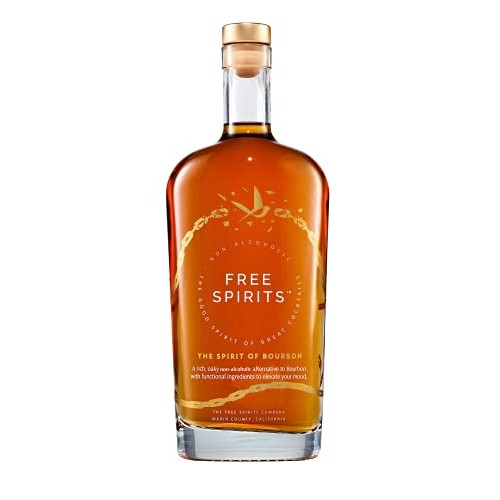 Free Spirits | The Spirit Of Bourbon | Non-Alcoholic, 750Ml, Oak