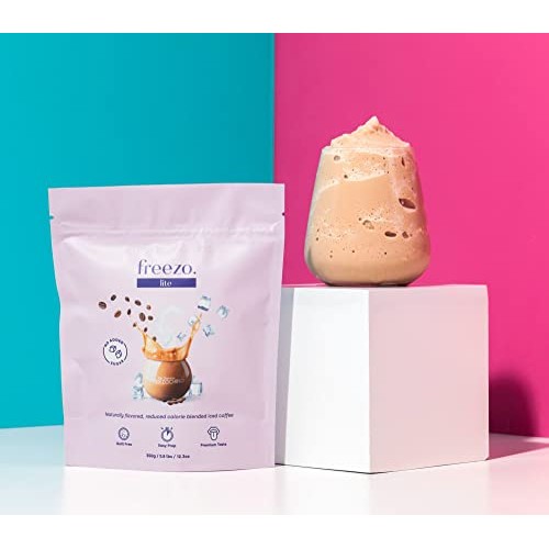 Freezochino Lite Iced Coffee Frappe Latte, No Sugar Added 155 Ca...