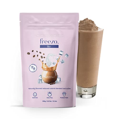 Freezochino Lite Iced Coffee Frappe Latte, No Sugar Added 155 Ca...