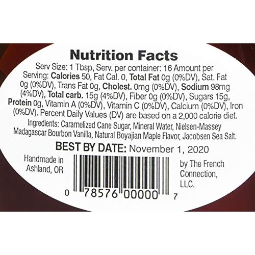 The French Connection Loris Salt Caramel Syrup | Mouthwatering