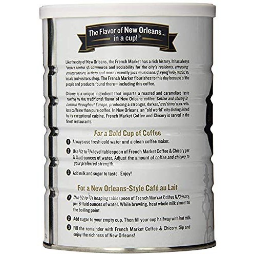 French Market Coffee, Coffee And Chicory Restaurant Blend, Mediu