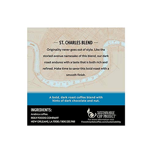 French Market Coffee, St. Charles Blend, Single Serve Coffee K C