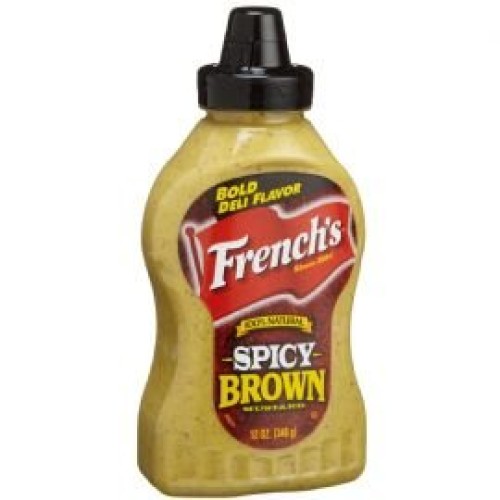 Frenchs Mustard Squeeze Spicy Brown 12 Oz