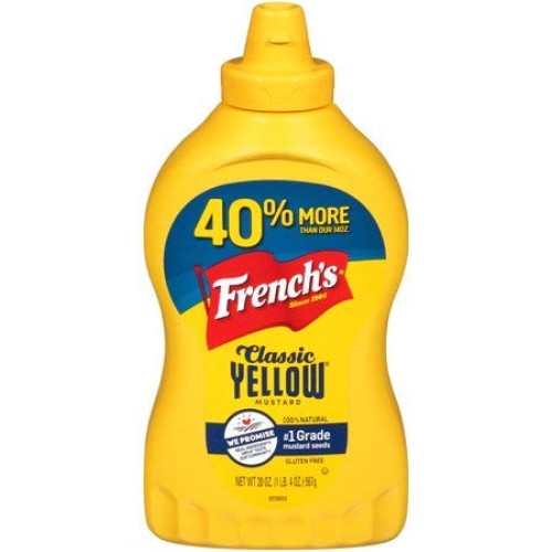 Frenchs Classic Yellow Mustard, 20 Oz Pack Of 2