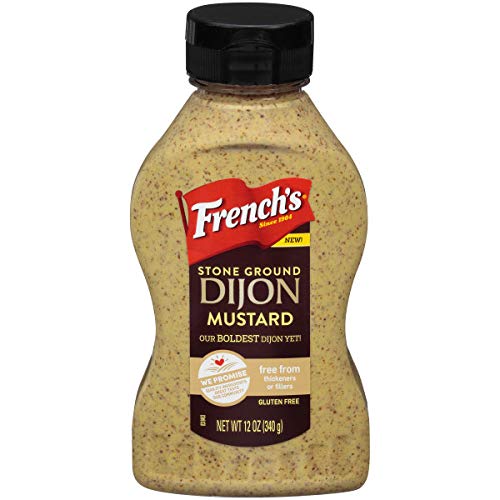 Frenchs Stone Ground Dijon Mustard, 12Oz, Pack Of 2