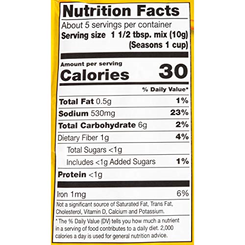 Frenchs Chili Mix 1.75 Oz-6 Packets