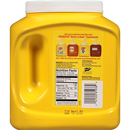 Frenchs Classic Yellow Mustard, 105 Oz