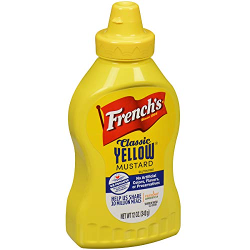Frenchs Classic Yellow Mustard Squeeze Bottle, 12 Oz Pack Of 12