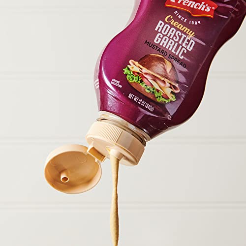 Frenchs Creamy Roasted Garlic Mustard Spread, 12 oz