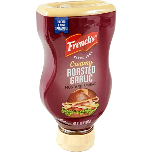 Frenchs Creamy Roasted Garlic Mustard Spread, 12 oz