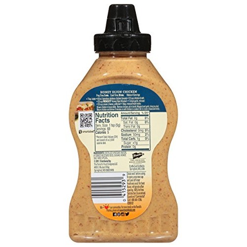 Frenchs Honey Dijon Mustard Squeeze Bottle, 12 Oz, Gourmet Mustard