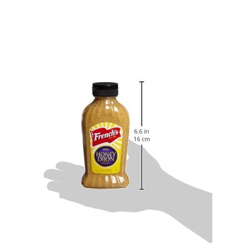 Frenchs Honey Dijon Mustard Squeeze Bottle, 12 Oz, Gourmet Mustard