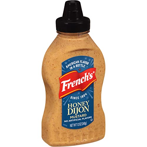 Frenchs Honey Dijon Mustard Squeeze Bottle, 12 Oz, Gourmet Mustard