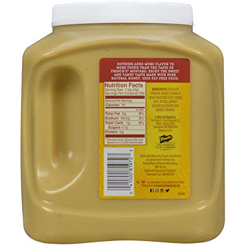 Frenchs Honey Mustard, 105 Oz