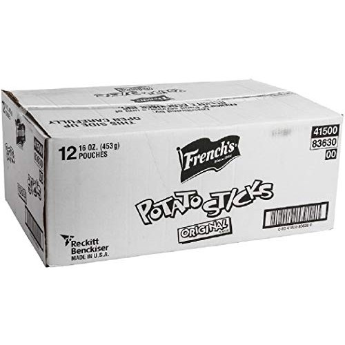 Frenchs Potato Sticks, 12 Pound Pack of 12