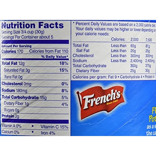 Frenchs, Potato Sticks, Original, 5oz Canister Pack of 3